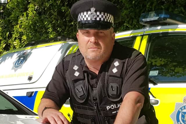 Mid Sussex Neighbourhood Policing Inspector Darren Taylor.
