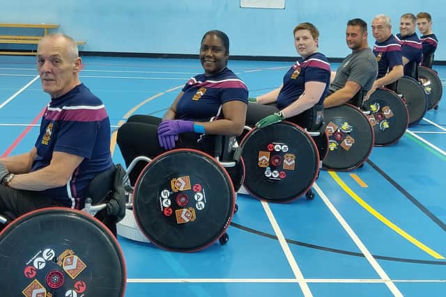 Crawley Jets Wheelchair Rugby team