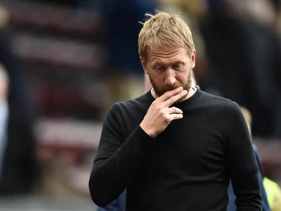 Graham Potter deployed a creative first half formation at Burnley last Saturday