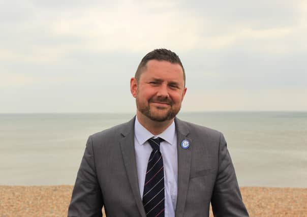 Councilor Phelim Mac Cafferty, the leader of Brighton and Hove City Council