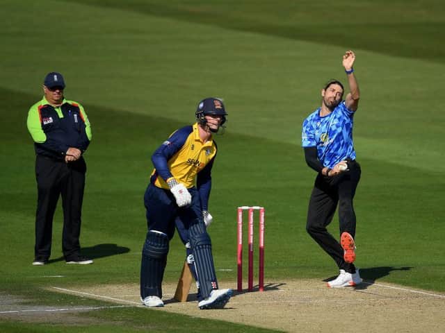 David Wiese in T20 action for Sussex / Picture: Getty