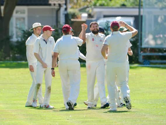 A wicket for East Preston against Steyning / Picture: Stephen Goodger