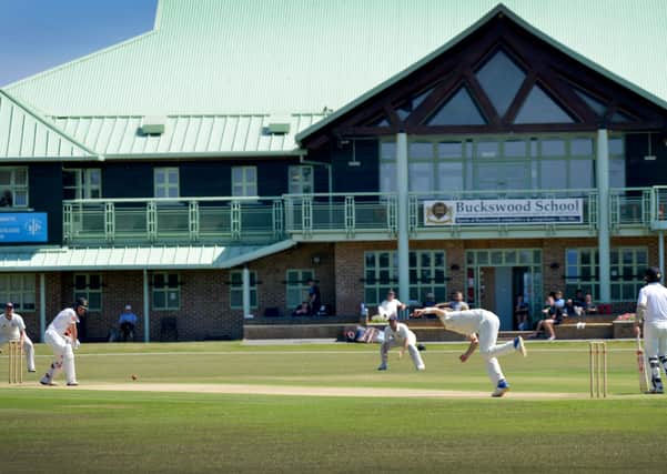 Cricket being played at Horntye Park in Hastings SUS-170709-162638002