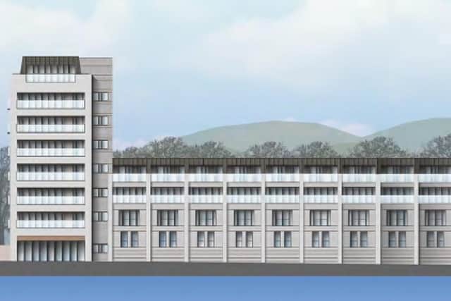 Artist’s impression for the former Howard Kent site in Brighton Road, Shoreham. Photo from Adur and Worthing Councils