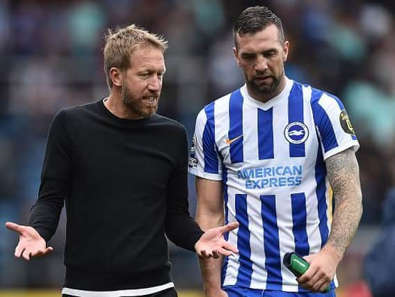 Graham Potter described Shane Duffy as immense after his display against Burnley