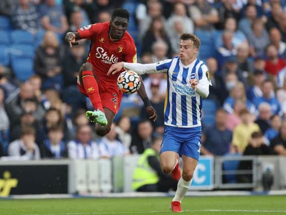 Brighton's Solly March has impressed in the first two match of the new Premier League season having recovered from his knee injury