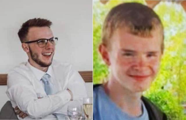 Lewis Ashdown, left, has pleaded guilty to murdering his friend Marc Williams, right