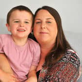 Kelly Hemsley had a 'horrible' experience at Knockhatch Adventure Park when she was unable to get extra help for her disabled son Eddie on a day out. Pic S Robards SR2108232 SUS-210823-165252001