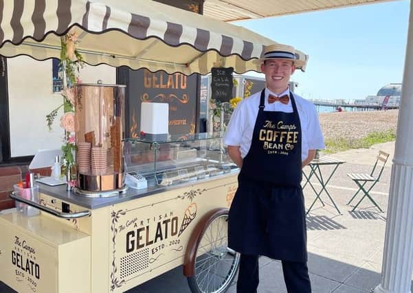 The Camp's Artisan Gelato stall, near Steyne Gardens in Worthing, is just one of more than 40 concession stalls in Adur and Worthing