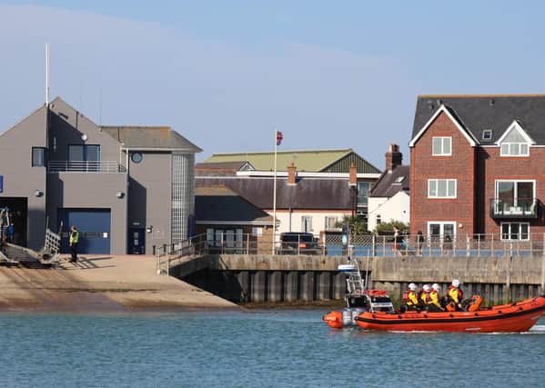 Littlehampton’s volunteer RNLI crew rescued a 14-year-old paddleboarder in difficulty half a mile off the coast. Picture: RNLI/Beth Brooks