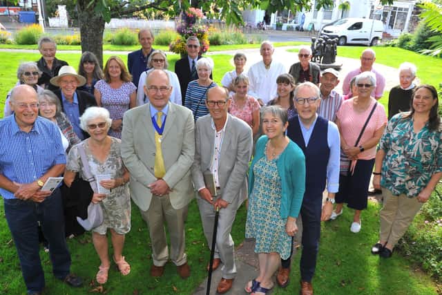 The grand opening of the Hurstpierpoint Heritage Trail. Picture: Steve Robards, SR2108241.