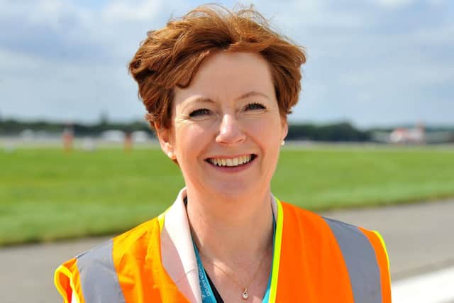 Gatwick Airport's development director Bronwen Jones. Picture by Steve Robards