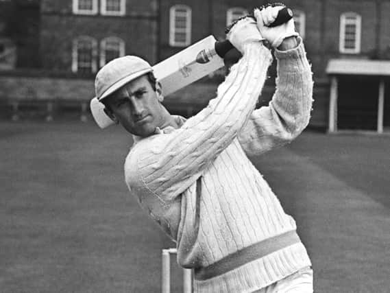 Former England and Sussex captain Ted Dexter, pictured in 1958. Picture by Allsport Hulton Deutsch/Allsport
