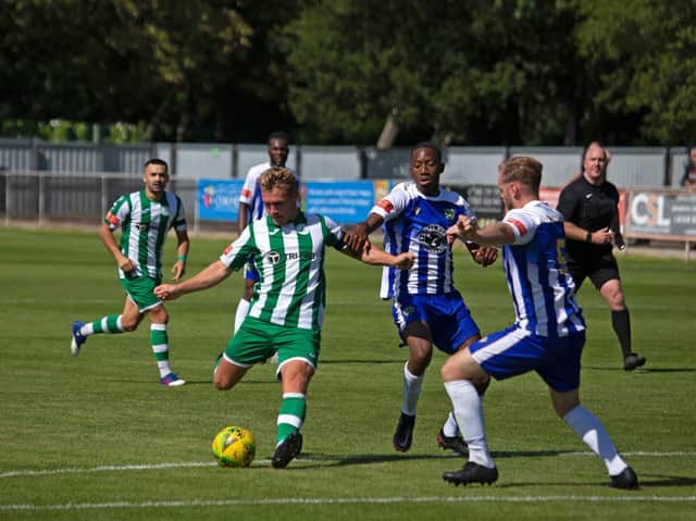 Chichester City in action against VCD / Picture: Neil Holmes