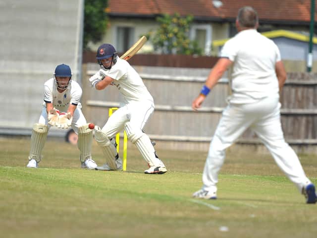 Ryan Maskell helped bat Bognor to a vital win at Goodwood v Chi Priory Park / Picture: Steve Robards