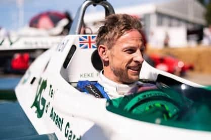 Jenson Button is set to make a historic racing debut at Goodwood Revival. Photo by Nick Dungan