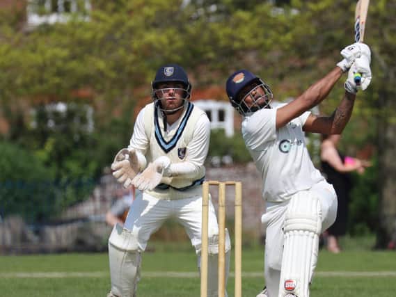 Apoorv Wankhade helped Lindfield CC to a much-needed win over fellow Division 2 strugglers Billingshurst CC on Saturday. Picture by Malcolm Page