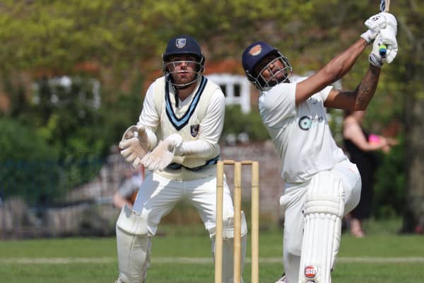 Apoorv Wankhade helped Lindfield CC to a much-needed win over fellow Division 2 strugglers Billingshurst CC on Saturday. Picture by Malcolm Page