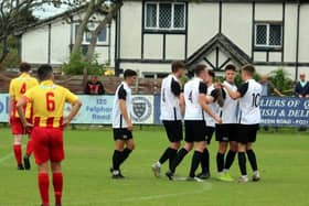 Action and goal celebrations from Pagham's 4-0 win over Lingfield at Nyetimber Lane / Pictures: Roger Smith