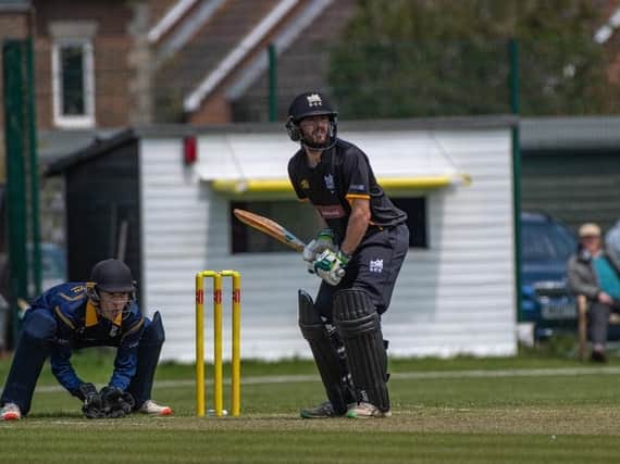 Theo Rivers starred for Roffey CC in their win at Haywards Heath CC. Picture by Phil Norris