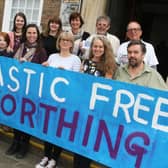 Organisers at the Plastic Free Worthing launch at Worthing Town Hall in April 2019. Photo by Derek Martin DM1941403a