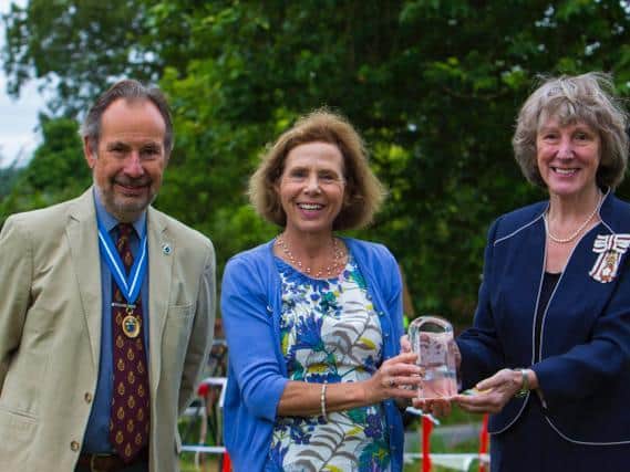 High Sherieff Neil Hart, Antonia Plant chair of trustee for the Hub and Susan Pyper, Lord-Lieutenant of West Sussex.

Picture: Kitty Aycinena