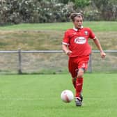 Alfie Loversidge opened the scoring for Hassocks in their 1-1 draw with Lingfield on Monday. Picture by Chris Neal