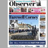 Today's front page of the Hastings and Rye Observer SUS-210209-114945001