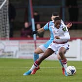 Lanre Azeez in action in his previous spell for United, in 2019 / Picture: Scott White