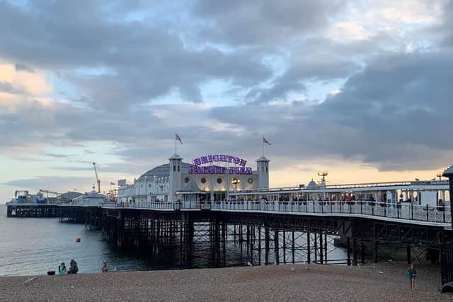 Brighton Palace Pier showed its support