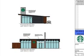 Signage has been approved for the new Starbucks at Saltbox