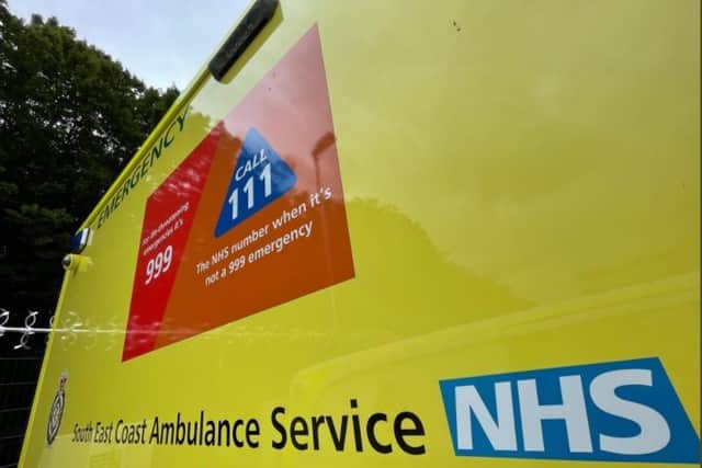 People across the South East are being urged by local ambulance leaders to make use of 111 online for medical advice, with demand for 999 calls increasing and ambulance staff helping more patients. Photo: South East Coast Ambulance Service