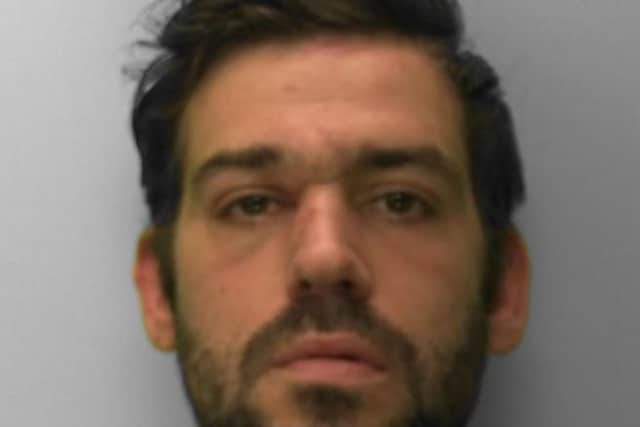 Sammy Stockford, 34, denied wounding/inflicting grievous bodily harm without intent but was found guilty after a trial in May. Photo: Sussex Police
