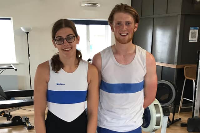 Melissa Shaw and Jack Bates from the Shoreham Rowing Club took place in a 48 hour row to beat the exisiting tandem rowing world record