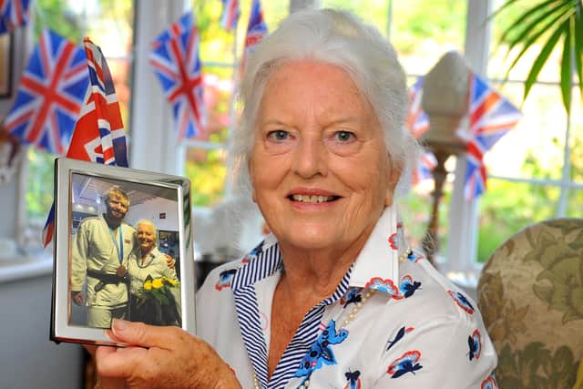 Penny Skelley, the grandmother of the Judo gold medal Paralympian Chris Skelley. Picture: Steve Robards, SR2109061.