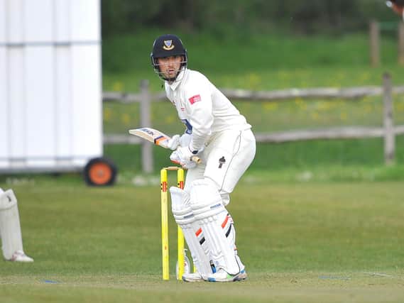 Will Beer took a six-wicket haul before hitting an unbeaten 51 for Horsham CC on Saturday. Picture by Steve Robards