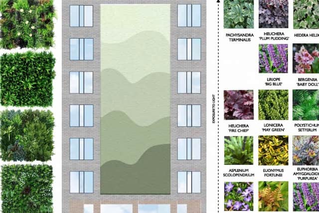 Plans for green wall