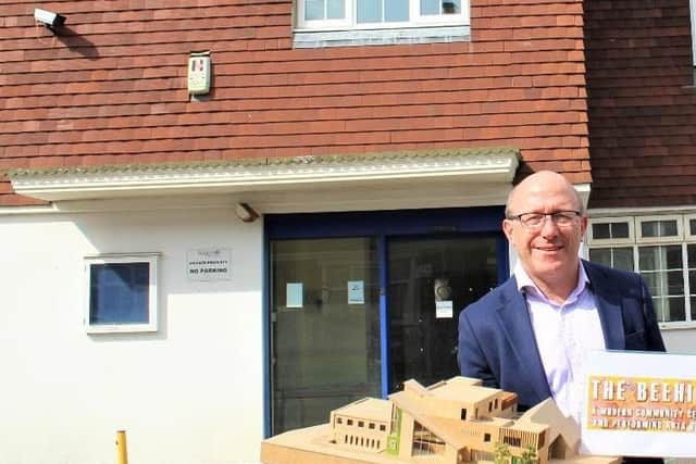 Leader of Burgess Hill Town Council Robert Eggleston says the approved loan for the Beehive community centre is 'tremendous news'. SUS-210914-095437001