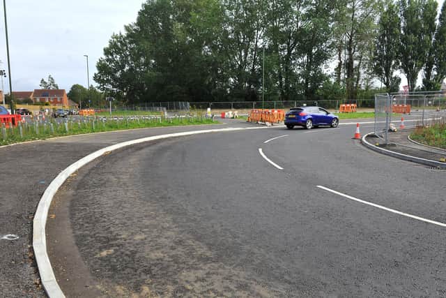 Littlehampton man calls for safety precautions to be put in place on the double bend into Highdown Drive, Littlehampton near the junction for the new roundabout. Picture: Steve Robards