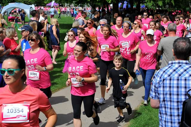 A number of Race for Life events are taking place. Picture by Steve Robards