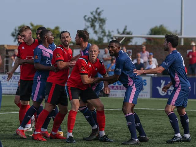 Eastbourne Borough shared the spoils with Dulwich Hamlet last week / Picture: Andy Pelling