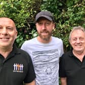 Graham Potter (Brighton and Hove Albion manager) is also a patron and went along to the event organised by his wife Rachel. 
Graham is pictured with Paul Young and Roy Stannard from Off the Fence