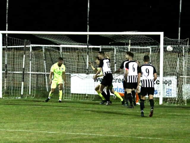 Action from Bexhill's visit to Peacehaven / Picture: Joe Knight