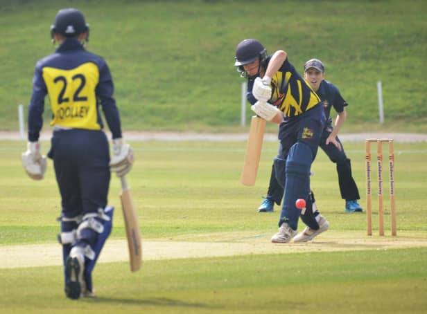 Harvey Faulkner helps Hastings Priory to a winning total in their vital last-day clash with Eastbourne / Picture: Justin Lycett