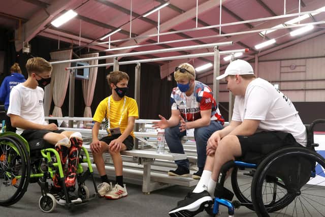 GB Paralympians were among star guests at the event