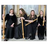 Fontanella Quartet - left to right, Louise, Sarah, Rebecca and Annabel