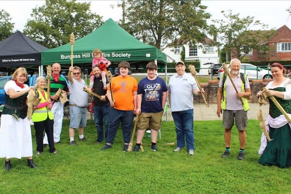 Burgess Hill Bonfire Society were at the Health and Wellbeing Day on Saturday (September 4). Picture: Burgess Hill Town Council.