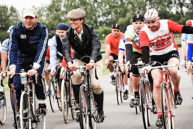 Sir Chris Hoy will lead the first Eroica Britannia vintage bike ride at Goodwood Revival. Photo: Matt Ankers