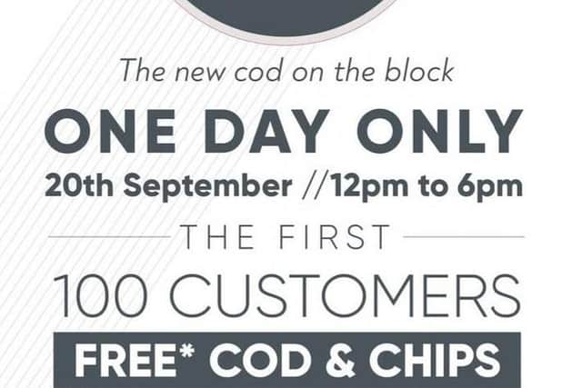 'Fish N Chips' on Goring Road, Goring,  is having its grand opening and giving away 100 free fish and chips on Monday September 20th