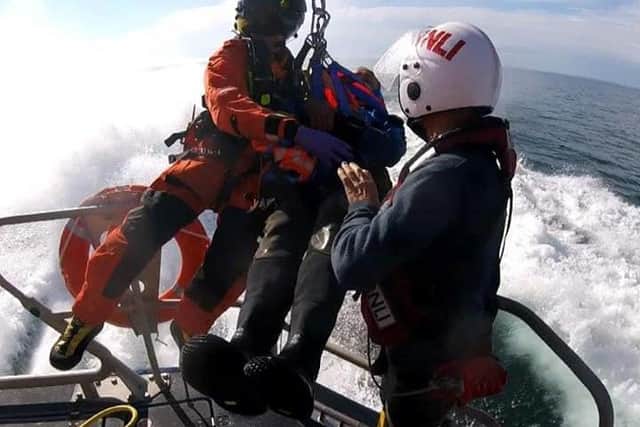 The volunteer lifeboat crew of Selsey RNLI featured in the first episode of the popular BBC documentary, Saving Lives at Sea, last month. Photo: RNLI Selsey Lifeboat Station
